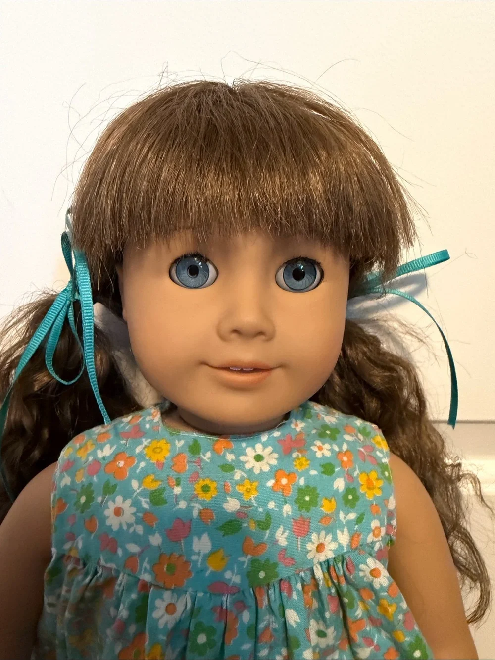 American Girl doll with handmade outfit